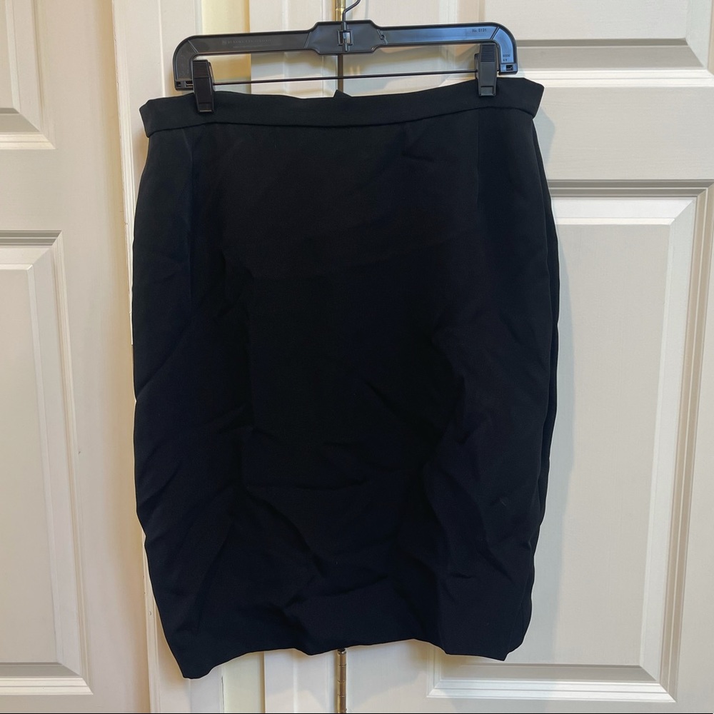 Genny Cro Vintage Black Pencil Skirt